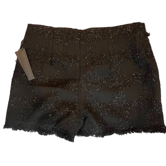 House of Harlow 1960 Black Tweed Skort Suit XL Chanel Reminiscent - Picture 3 of 4